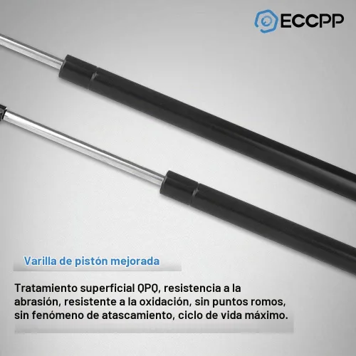 Vista 4 de ECCPP Paquete de 2 amortiguadores para puerta trasera con elevación, a gas, para Toyota, compatible con SG229013 4590.