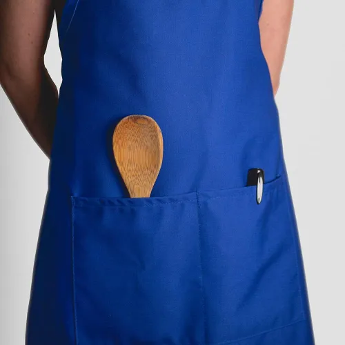 Vista 2 de Delantal bordado personalizado para adultos, hecho en los Estados Unidos, para hombres, mujeres, día del padre, cocina, barbacoa, parrilla, regalo