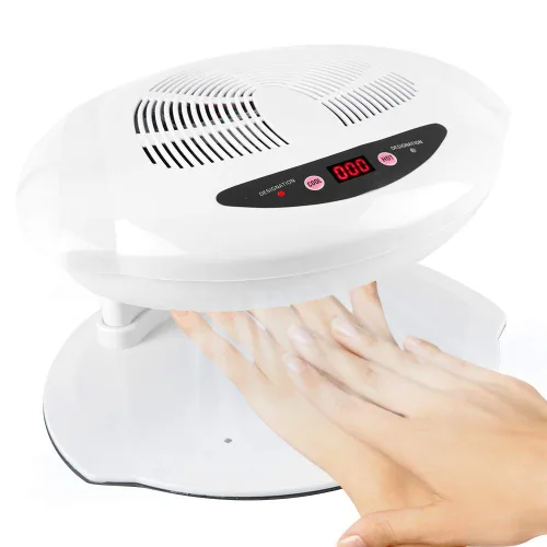 Vista 9 de Sonew Secador de uñas para esmalte de uñas regular, ventilador de secado de uñas frías y calientes, máquina de esmalte de uñas de secado rápido