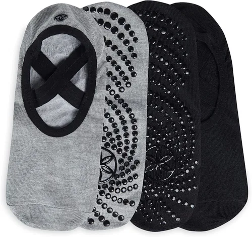 Vista 17 de Gaiam Grippy Studio Yoga Socks for Extra Grip in Standard or Hot Yoga