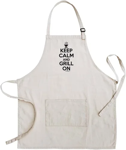 Vista 19 de ThisWear Keep Calm And Bake Cook or Grill On Two Pocket Adjustable Bib Delantal