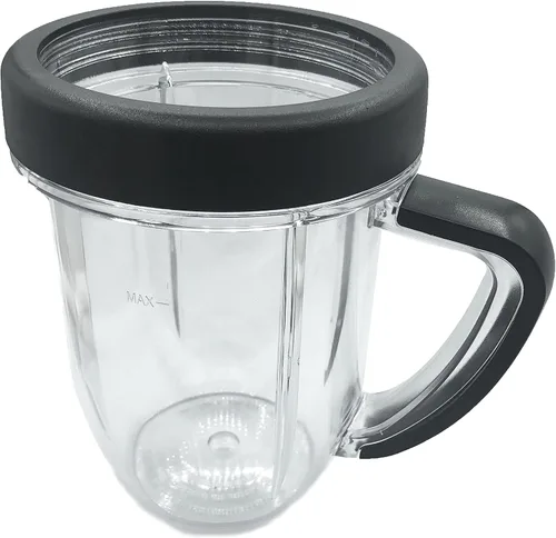 Vista 7 de Taza con mango de mezcla corta de 30 oz compatible con NutriBullet RX NBM-U0274,Pieza de repuesto nueva