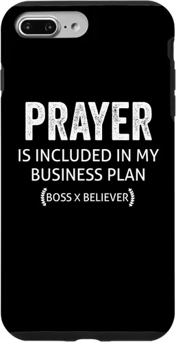 Vista 9 de La oración del iPhone 15 está incluida en el caso My Business Plan Boss Believer