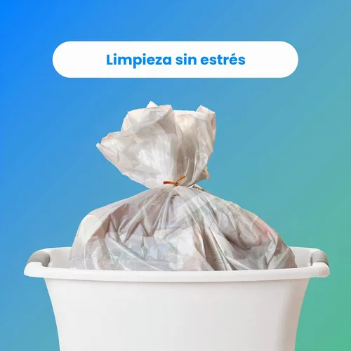 Vista 3 de Reli. Bolsas de basura de 2 a 4 galones 400 bolsas Transparentes Baño