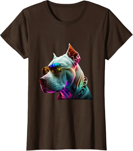 Vista 21 de Dogo Argentino Dogs Dogo Argentinos Camiseta, Negro