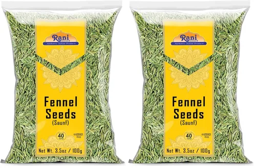 Vista 15 de Rani Semillas de hinojo Lucknowi (hinojo pequeño fino) especias enteras 7 onzas (7.05 oz) ~ Todo natural Apto para gluten Sin OMG Vegano