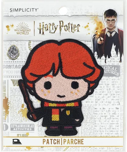 Vista 10 de Simplicity Parche termoadhesivo para gafas y cicatrices de Harry Potter para ropa, chaquetas y mochilas, 2.875 pulgadas de ancho x 1.125 pulgadas