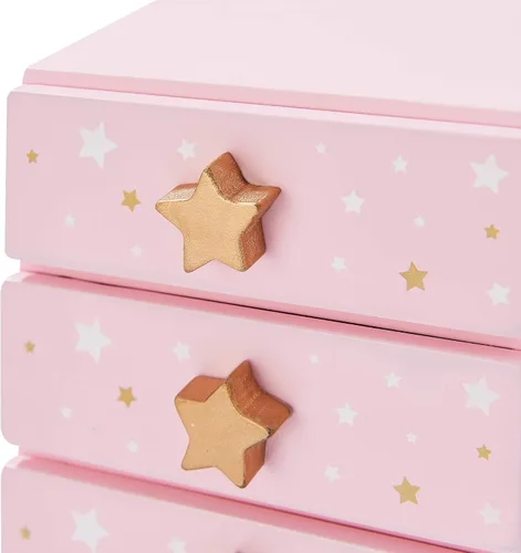 Vista 5 de Teamson Kids TD-12884A Fashion Star Prints Renee Joyero, RosaBlancoOro