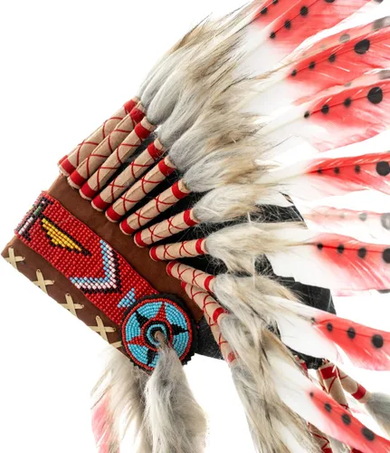 Vista 32 de Novum Crafts Tocado de plumas Inspirado en indios nativos americanos Elige
