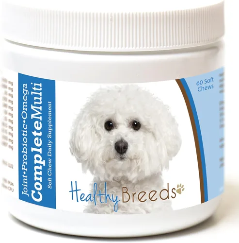 Vista 114 de Healthy Breeds Affenpinscher todo en uno multivitamínico suave masticable 60