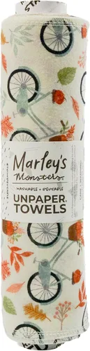 Vista 11 de Marley's Monsters Toallas de temporada sin papel – Toallas reutilizables sin papel, algodón, sin árboles (rollo de 12 unidades)
