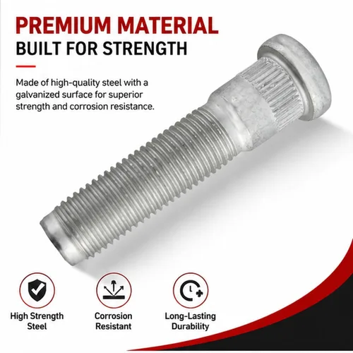 Vista 5 de Tornillo de rueda para Dodge Ram 2500 3500 2012 2013 2014 2015 2016 2017 2018 2019, 8 piezas 6509866AA pernos de rueda delantera o trasera Perno