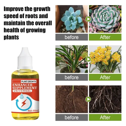 Vista 4 de Suplemento potenciador del crecimiento de las plantas, hormona de enraizamiento para plantas de corte, suplemento de hormona de enraizamiento