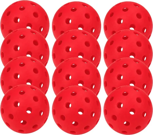 Vista 34 de Paquete de 6 pelotas de pickleball deportivas para exteriores - 40 pelotas de pickleball - Bolas de pickleball de EE. UU. aprobadas por USAPA