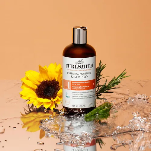 Vista 7 de CURLSMITH - Essential Moisture Cleanser, Gentle Nourishing Shampoo for Wavy, Curly and Coily Hair, Vegan