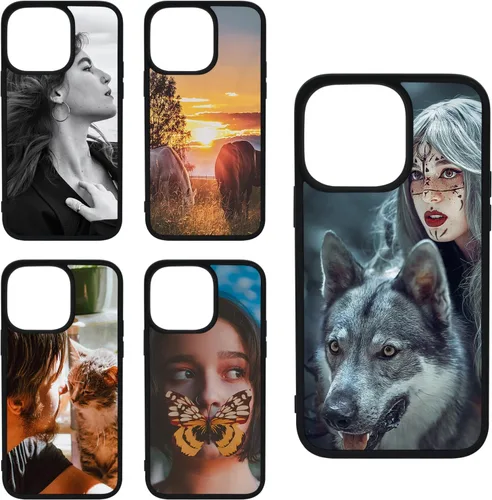 Vista 23 de 5 fundas para teléfono de sublimación para iPhone 11 de 6.1 pulgadas, fundas de teléfono imprimibles para teléfono personalizadas, fundas