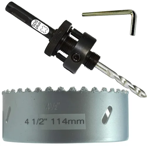 Vista 62 de Kit de extensión y eje de sierra perforadora de 7/16 pulgadas: 2 ejes hexagonales de 1/2 pulgadas y extensión de 12 pulgadas para sierras