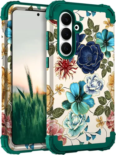 Vista 47 de Hocase Funda para Galaxy S20 FE 5G, Protección resistente a prueba de golpes, goma de silicona suave + parachoques de plástico duro, funda