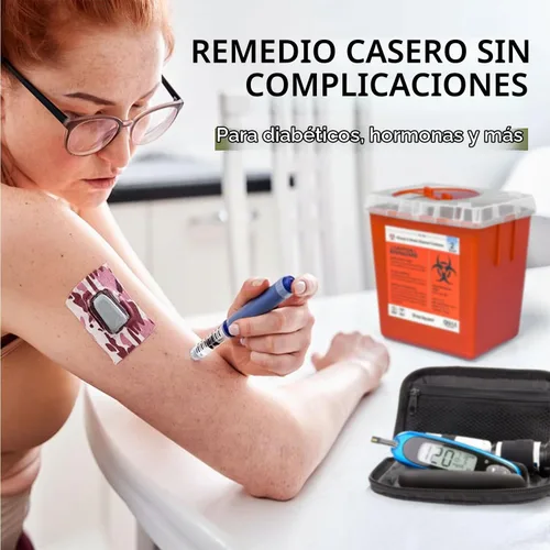 Vista 6 de Recipiente para objetos punzantes, recipientes para objetos punzantes para uso doméstico, contenedores de eliminación de agujas, contenedor