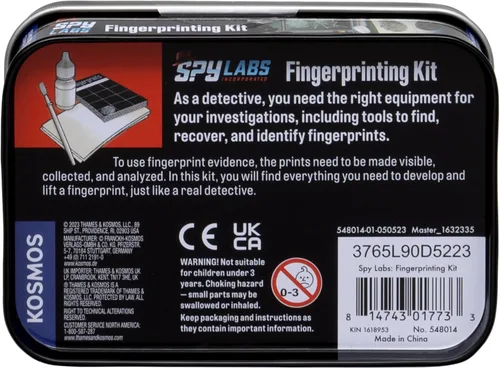 Vista 3 de Spy Labs Inc: Kit de huellas dactilares de Thames & Kosmos Identificar, recopilar, analizar evidencia de huellas dactilares Herramientas