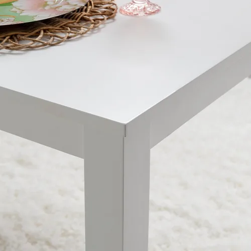 Vista 4 de Powell Mesa de comedor clásica White Walker