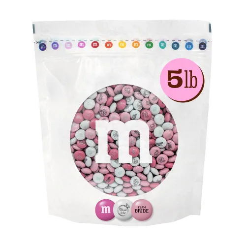 Vista 24 de M&M'S - Caramelo de chocolate con leche para boda y compromiso, botella