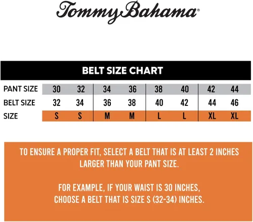 Vista 5 de Tommy Bahama Cinturón elástico de dos tonos para hombre