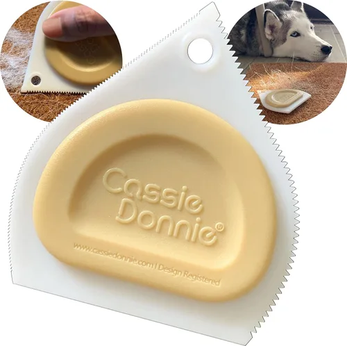 Vista 4 de Cepillo removedor de pelo de mascotas reutilizable de mano para gatos y perros, para muebles, sofá, detalles de automóviles, alfombras, hogar y ropa