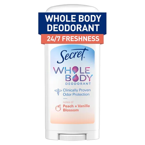 Vista 15 de Desodorante Secret en Barra para Todo el Cuerpo para Mujeres, Aroma a Lila y Ninfa del Agua, Barra de Desodorante sin Aluminio, Protección contra
