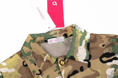 Vista 17 de ReliBeauty Disfraz de soldado uniforme de camuflaje del ejército