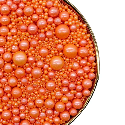 Vista 8 de Gránulos de perlas verdes, chispas para pasteles, chispas de galletas, perlas de azúcar, perlas de caramelo comestibles, 4.59 oz, 4.6 onzas