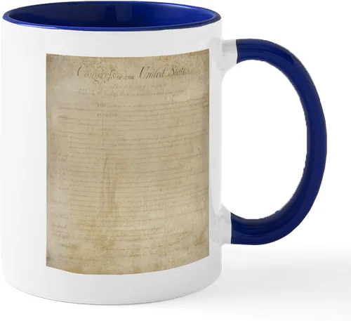 Vista 23 de CafePress Bill Of Rights Taza de café de cerámica de 11 oz (11.0 fl oz)