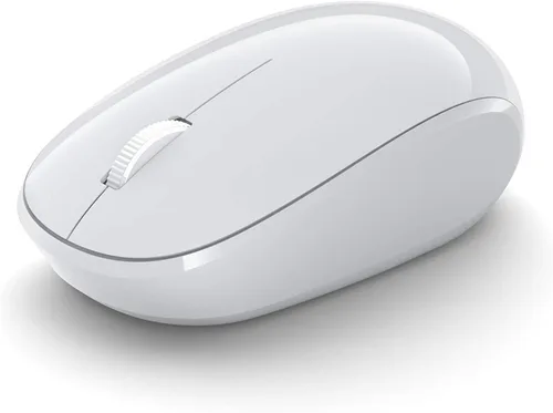 Vista 7 de Ratón Bluetooth Microsoft - Camuflaje Forestal. Diseño Compacto y Cómodo, Uso para Diestros y Zurdos, 3 Botones, Ratón Inalámbrico Bluetooth