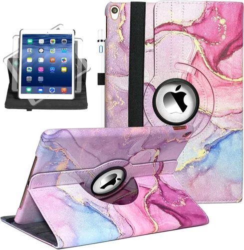 Vista 10 de Funda Inteligente con Soporte Giratorio 360 para iPad Air (3ª generación) 10.5" y iPad Pro 10.5" - Función de Activación/Suspensión Automática