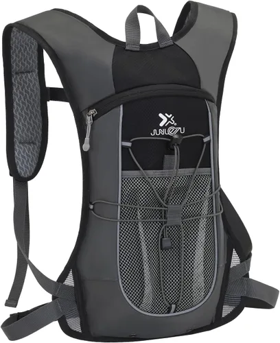 Vista 11 de Clape Mochila de hidratación para correr, ciclismo con vejiga de hidratación de 2 litros, mochila de agua ligera y portátil, mochila transpirable