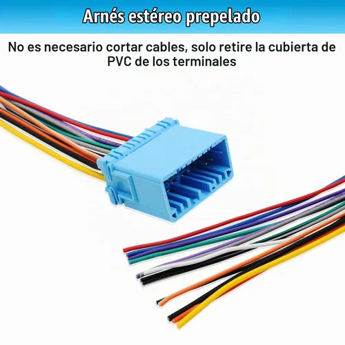 Vista 7 de Adaptador de mazo de cables de radio de coche de 20 pines para Aftermarket - Arnés de cableado estéreo compatible con Accord Civic CRV Odyssey