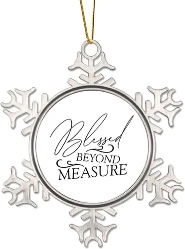 Vista 3 de Cotización de copos de nieve de peltre, adornos de Navidad de franela, hogueras, mores, adornos para colgar en el árbol de Navidad, decoración
