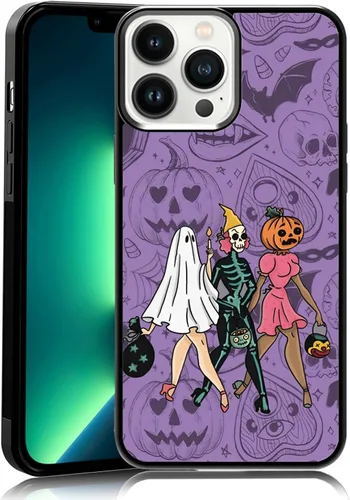 Vista 16 de Funda para iPhone 11 Pro Max, funda protectora de poliuretano termoplástico (TPU) a prueba de golpes, diseño de cabeza de calabaza, diseño de araña