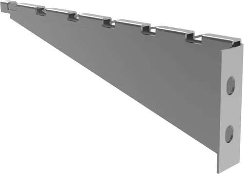 Vista 23 de Kable Kontrol Soporte de piso lateral de 2 pulgadas – Soporte de bandeja de cable de malla de alambre – Bandeja de malla de alambre Cesta de cables