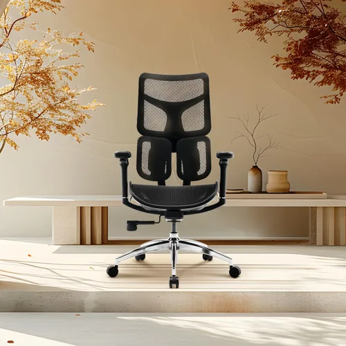 Vista 10 de SIHOO Doro S100 Ergonomic Office Chair - Dual Dynamic Lumbar Support, 4D Coordinated Armrests, 5-Level Adjustable Backrest, Recline Angle 135-degree