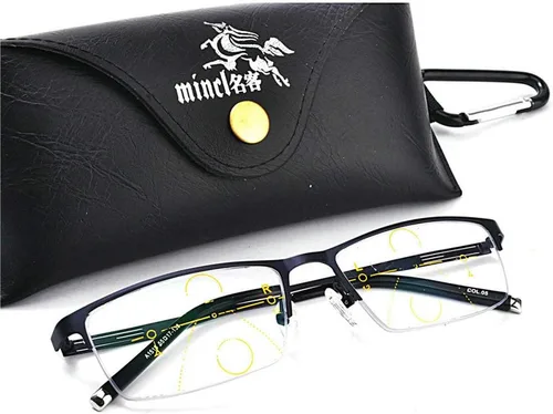 Vista 2 de Gafas de lectura fotocromáticas progresivas multifoco para hombre