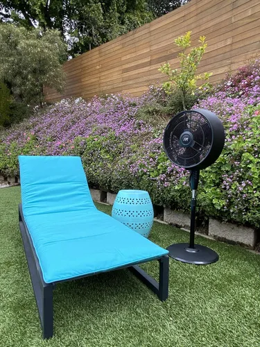 Vista 4 de SPT Ventilador de nebulización oscilante de 18″ NEGRO 18 PULGADAS