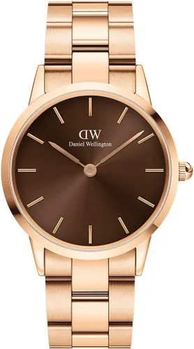 Vista 9 de Daniel Wellington Reloj icónico Oro Rosa Acero Inoxidable (316L)