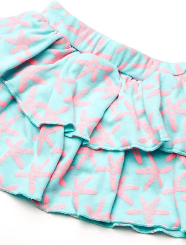 Vista 5 de Quiltex Mermazing - Juego de 2 camisetas y 2 pantalones cortos para bebés y niñas 4 piezas