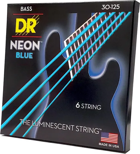 Vista 35 de DR Strings NEON - Cuerdas para bajo eléctrico, 0.045-.105, medianas, color rojo