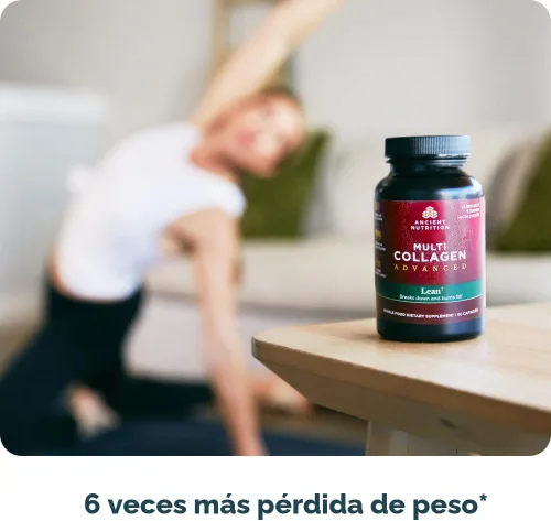 Vista 4 de Ancient Nutrition Multi Collagen Advanced Lean con probióticos, péptidos de colágeno hidrolizados que apoyan la pérdida de peso saludable
