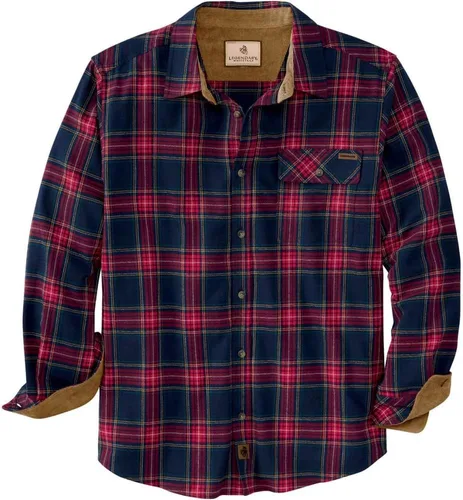 Vista 10 de Legendary Whitetails Camisa de franela de manga larga con botones para hombre, 100% algodón