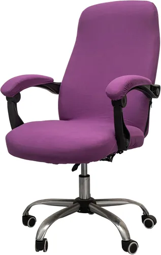 Vista 40 de Melaluxe Funda para silla de oficina con fundas para brazos - Funda elástica universal para silla de escritorio, fundas para silla de computadora