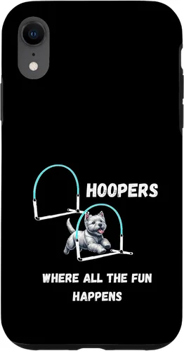 Vista 8 de iPhone 14 Pro Max Dog Agility - Dog Hoopers - toda la diversión pasa con Westie Case