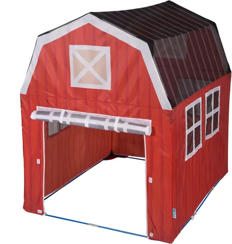Vista 2 de Pacific Play Tents 60810 Barnyard Playhouse Carpa, 48 x 38 x 48 pulgadas, Multi